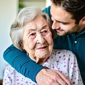 caregiver and elderly person-1